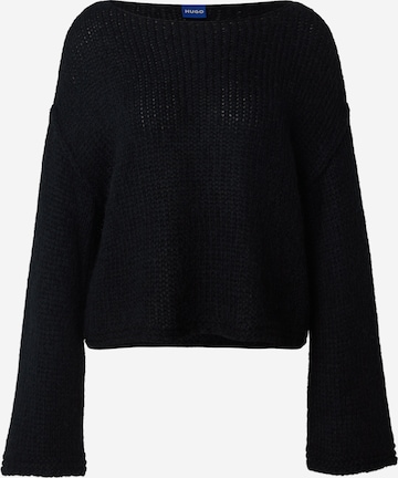 juoda HUGO Megztinis 'Scarly_B': priekis