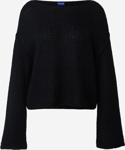 HUGO Pull-over 'Scarly_B' en noir, Vue avec produit