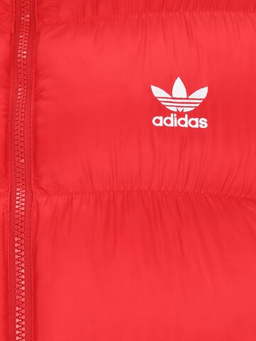 Geacă de iarnă 'Adicolor' de la ADIDAS ORIGINALS pe roșu