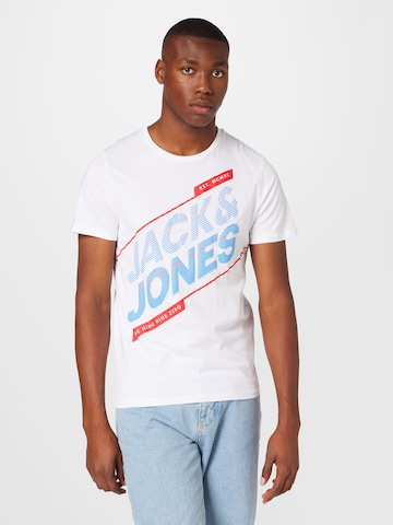 JACK & JONES T-Shirt 'FORMATION' in Weiß: predná strana