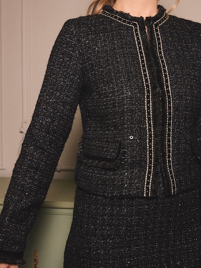 love & roses Prehodna jakna | črna barva, Prikaz izdelka