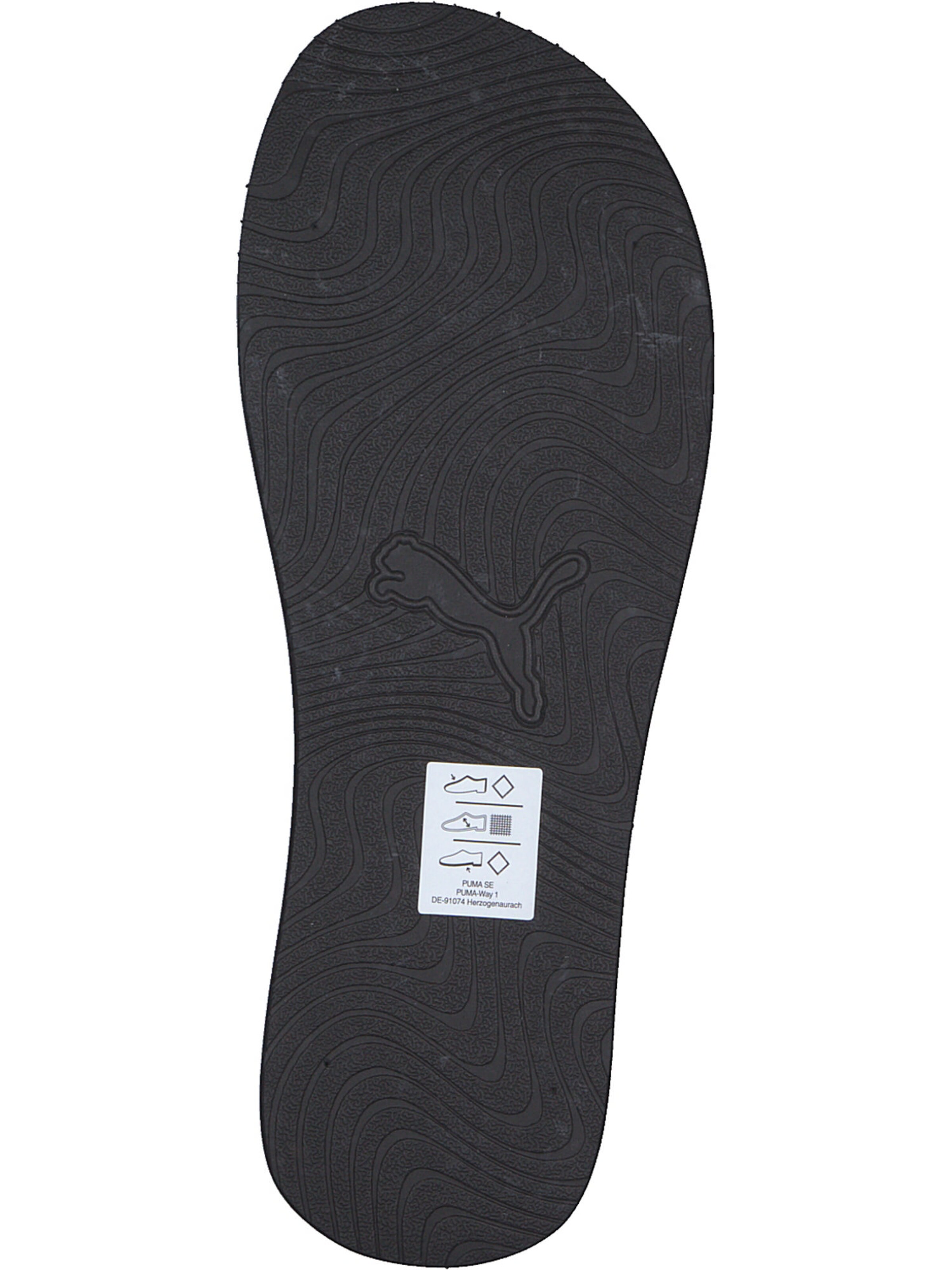 PUMA Teenslipper 'Sandy' in Zwart