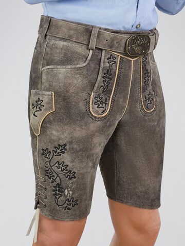 Skinny Pantalon folklorique 'Hornbeck' SPIETH & WENSKY en gris