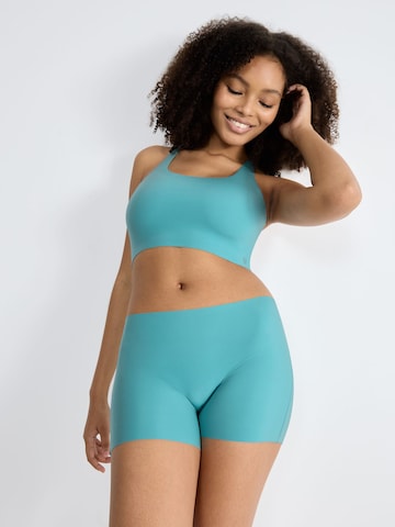 SLOGGI Bustier BH ' ZERO Feel 2.0 Racer Top ' in Blauw