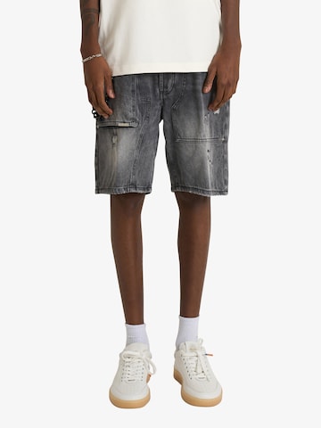 Yes London Loosefit Shorts in Schwarz: Vorderseite
