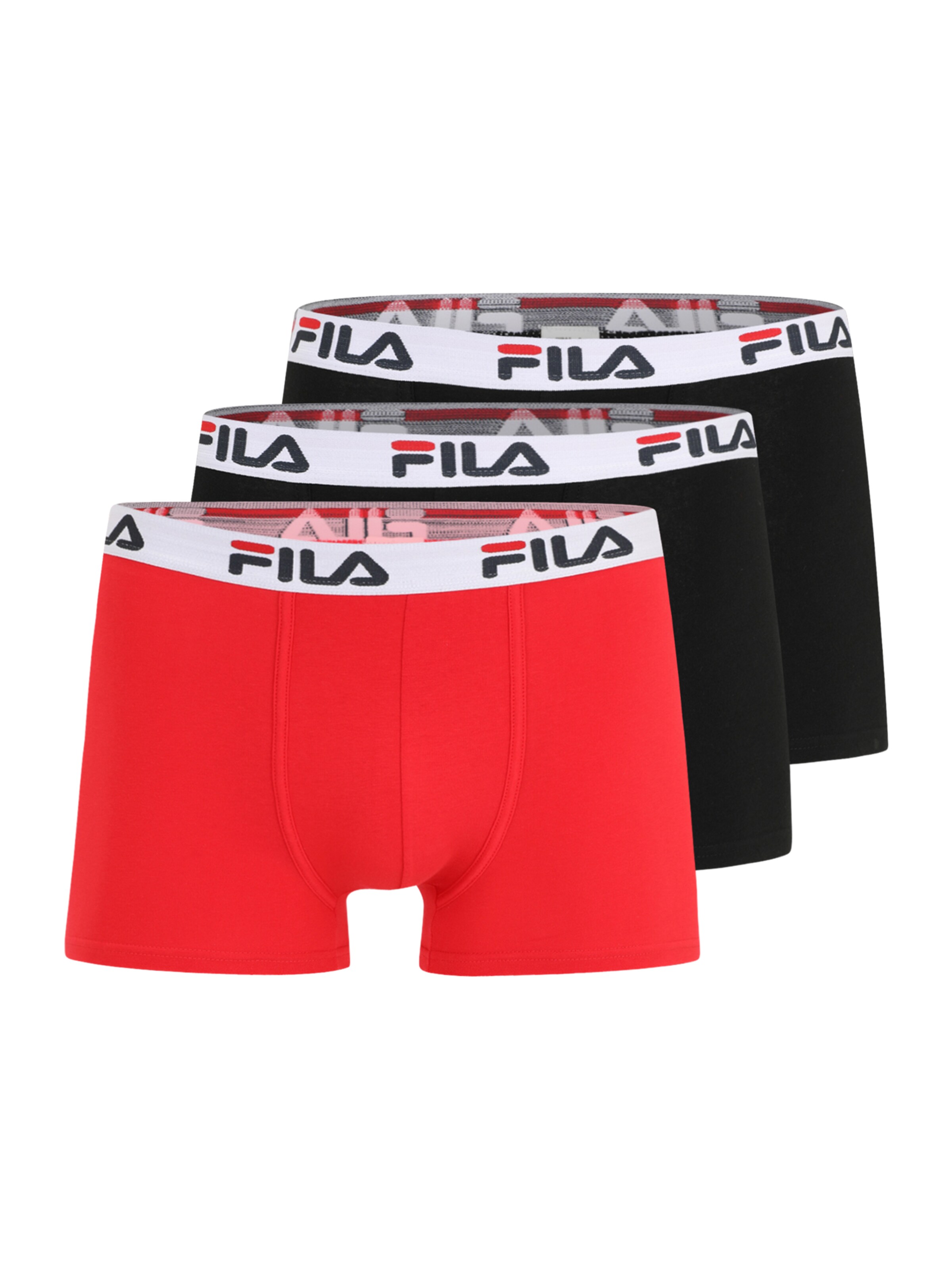 FILA - Calzoncillo boxer en rojo: frente