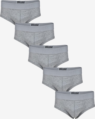 Slip 'COTTON MAX Slips Men 5er Pack' Maxte en gris : devant