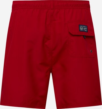 Shorts de bain Superdry en rouge