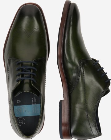 bugatti Lace-Up Shoes 'Mansaro' in Green