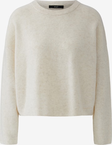 OUI Pullover 'Nila' in Beige: Vorderseite