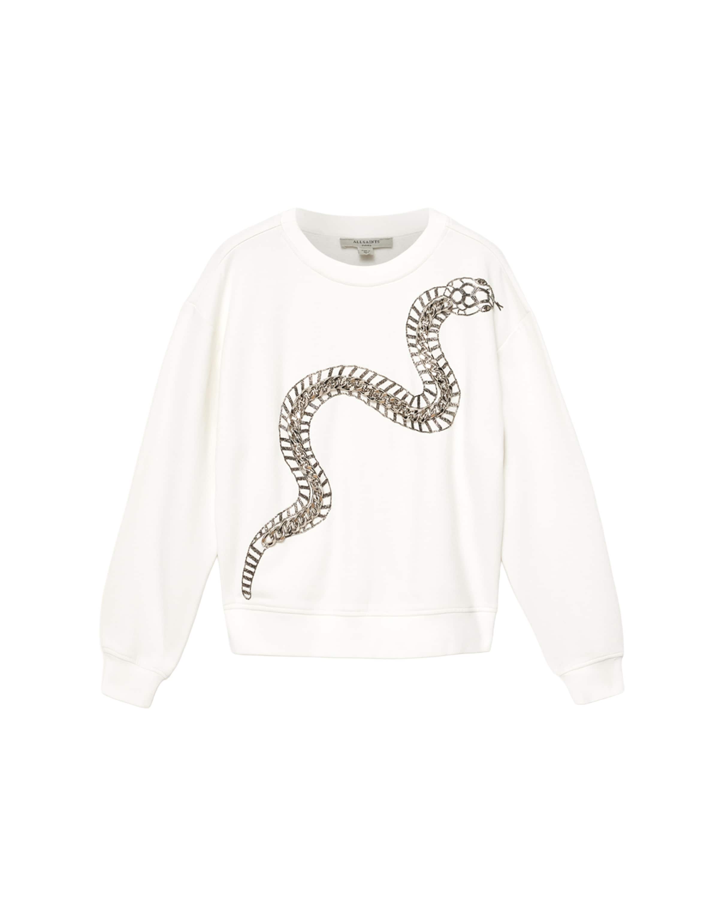 AllSaints Свитшот 'Jada Pippa' в Белый: спереди