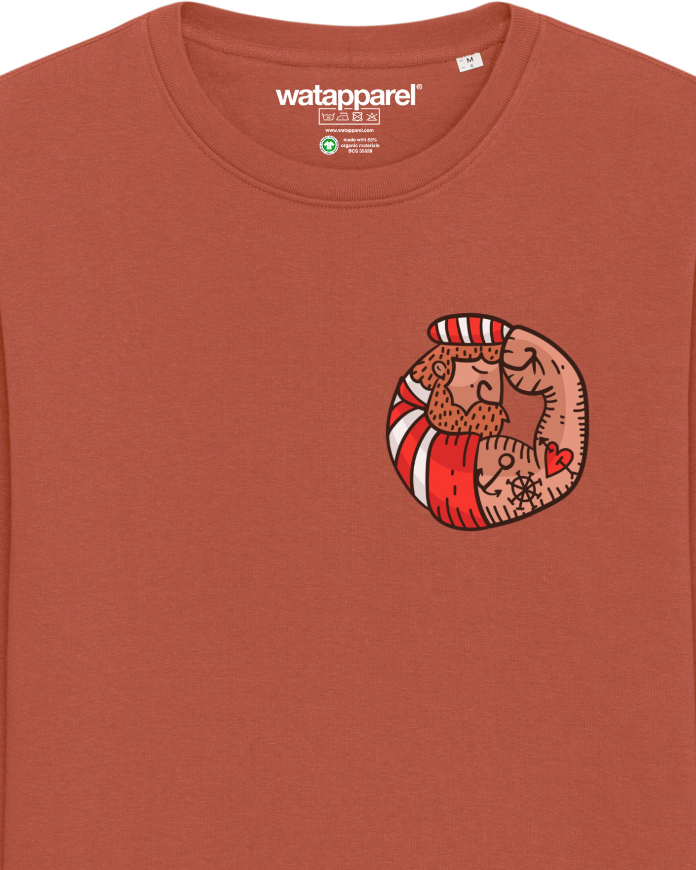 Watapparel Sweatshirt ' Seemann ' in Brown