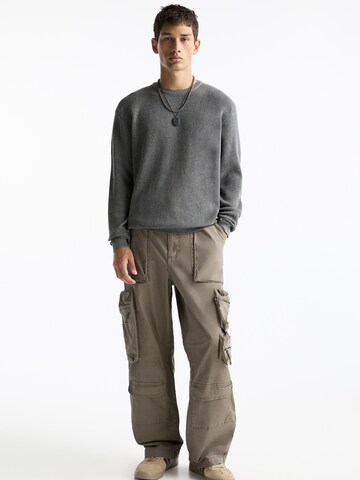 Pull&Bear Sveter - Sivá