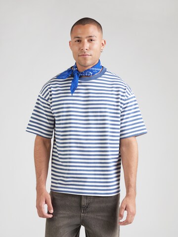 T-Shirt WEEKDAY en bleu : devant
