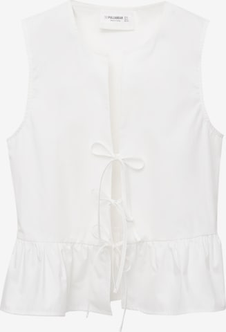 Pull&BearBluza - bijela boja: prednji dio