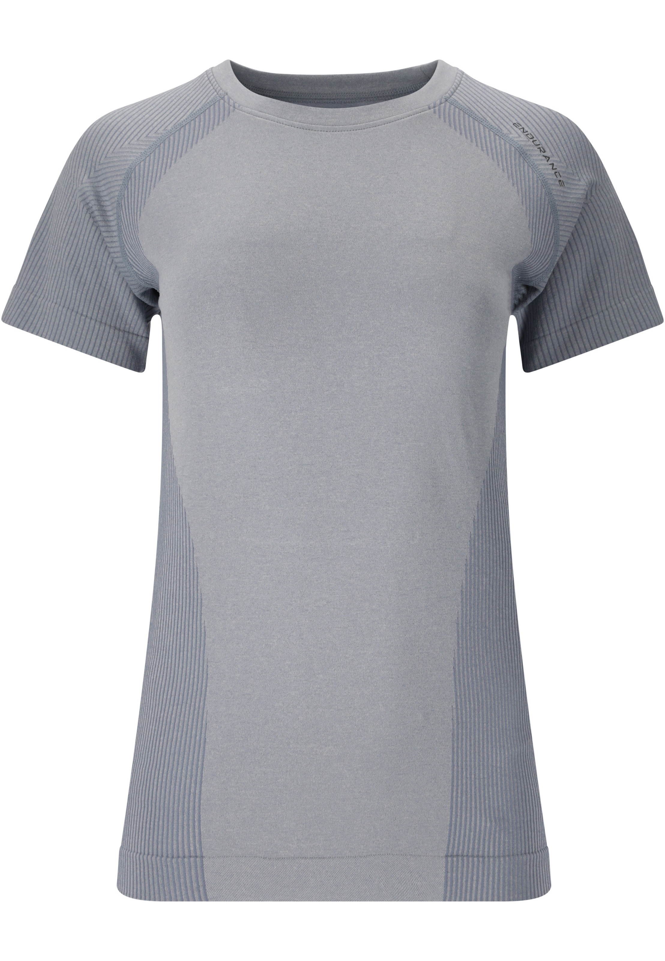 ENDURANCE Functioneel shirt 'HALEN' in Grijs: voorkant