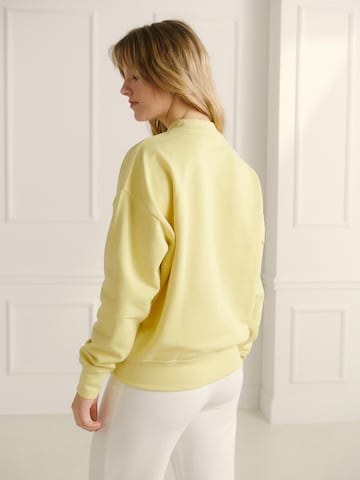 Guido Maria Kretschmer Women Sweatshirt 'Christine' in Yellow