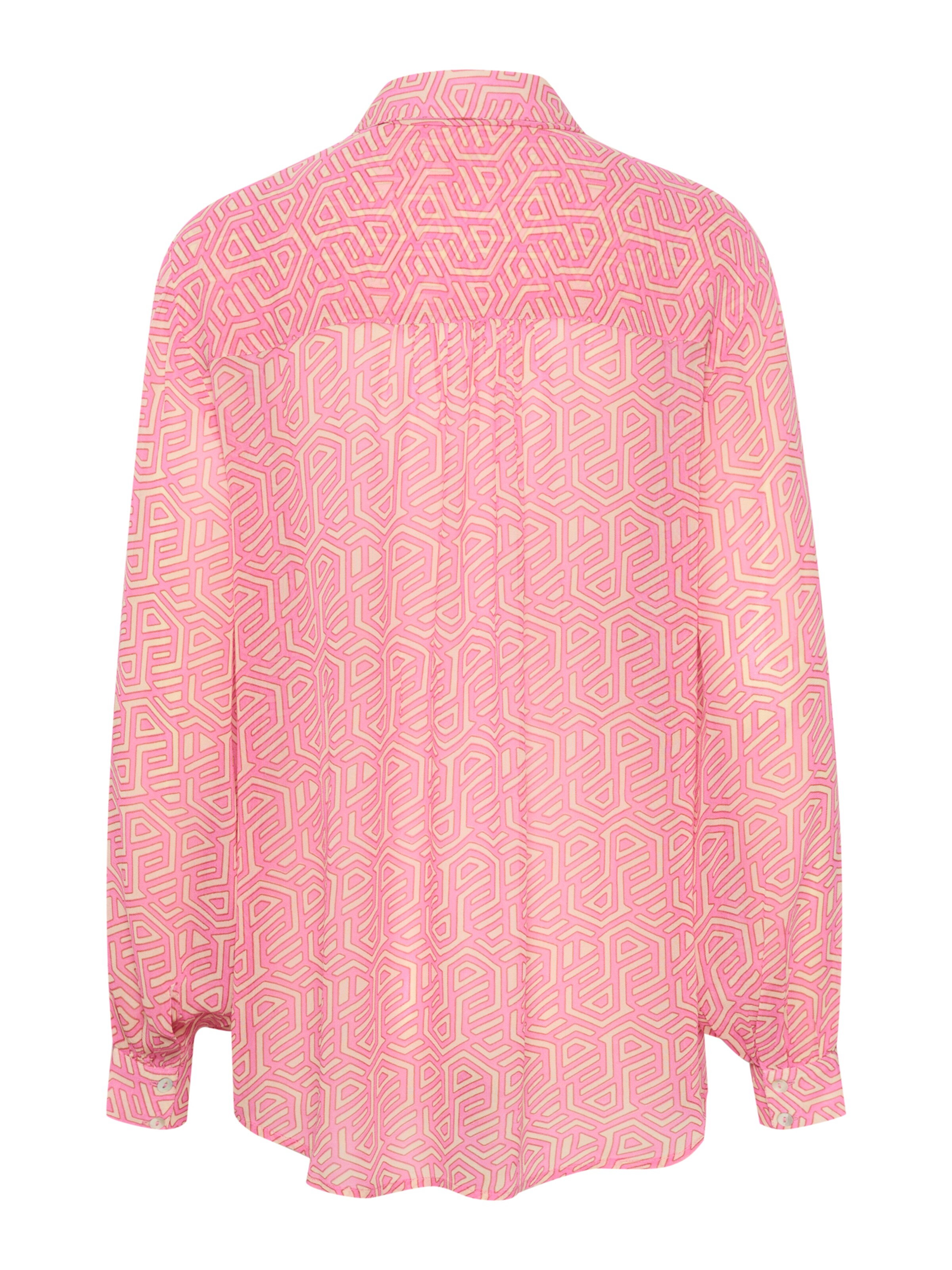Cream Bluse 'Linea' in Pink