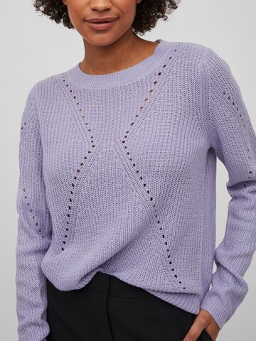 VILA Sweater 'Oa' in Purple