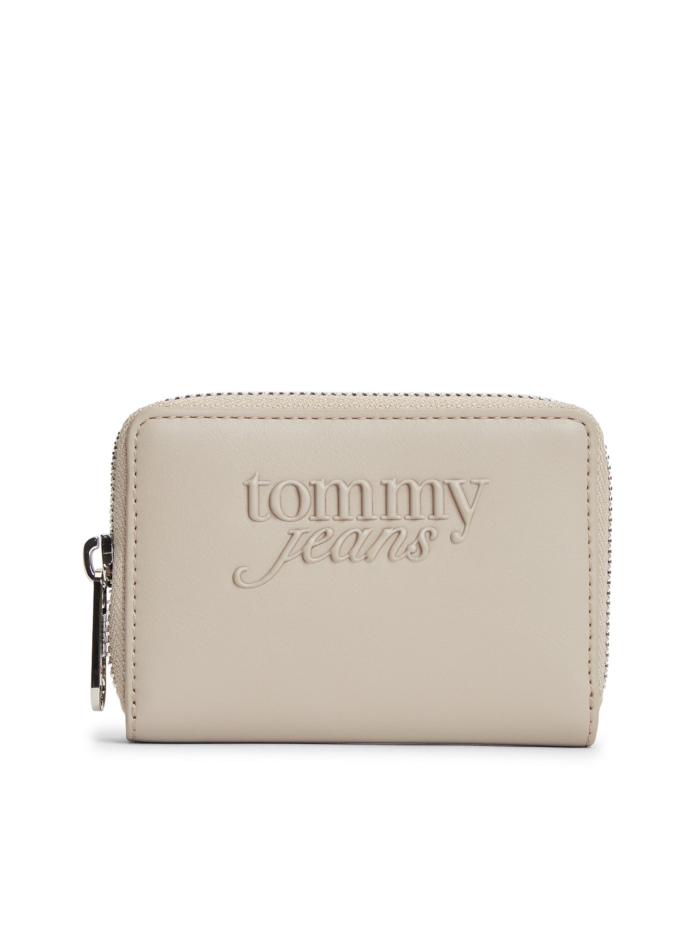 Porte-monnaies Tommy Jeans en beige : devant