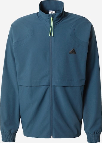 ADIDAS SPORTSWEAR Training Jacket 'City Escape' in Blue: front