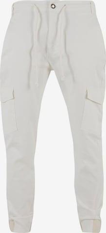 2Y Premium Tapered Jeans in Beige: Vorderseite
