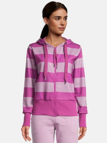 Veste de survêtement 'Reckscheker' salzhaut en violet : devant