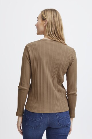 T-shirt 'Amanza' Fransa en marron