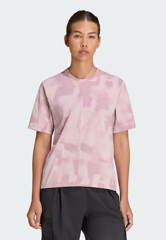 T-shirt fonctionnel ADIDAS TERREX en violet : devant