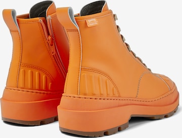 CAMPER Lace-Up Ankle Boots 'Brutus Trek' in Orange