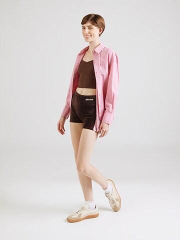 ELLESSE Skinny Nohavice 'Abbeh' - Hnedá