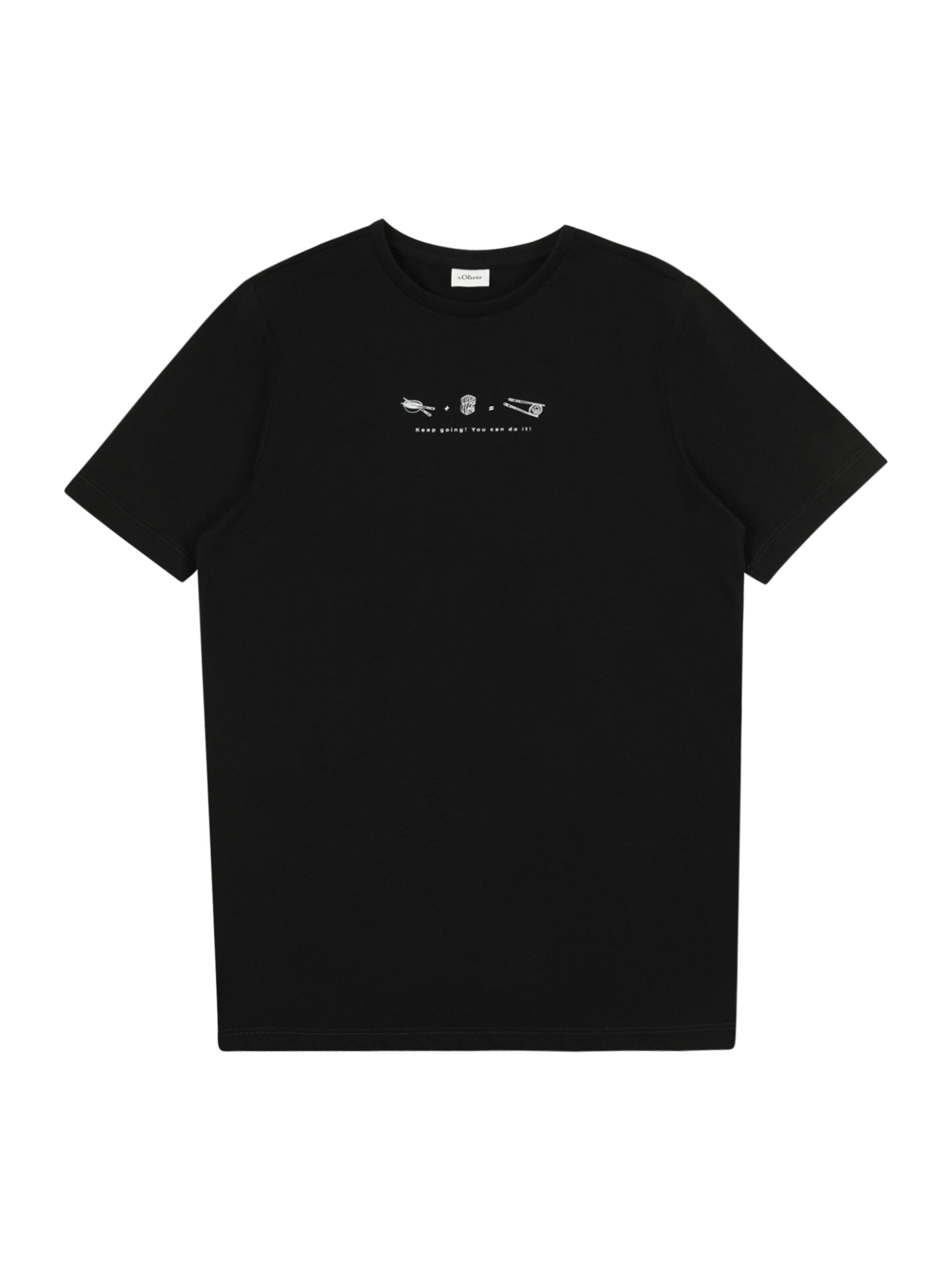 T-Shirt s.Oliver en noir : devant