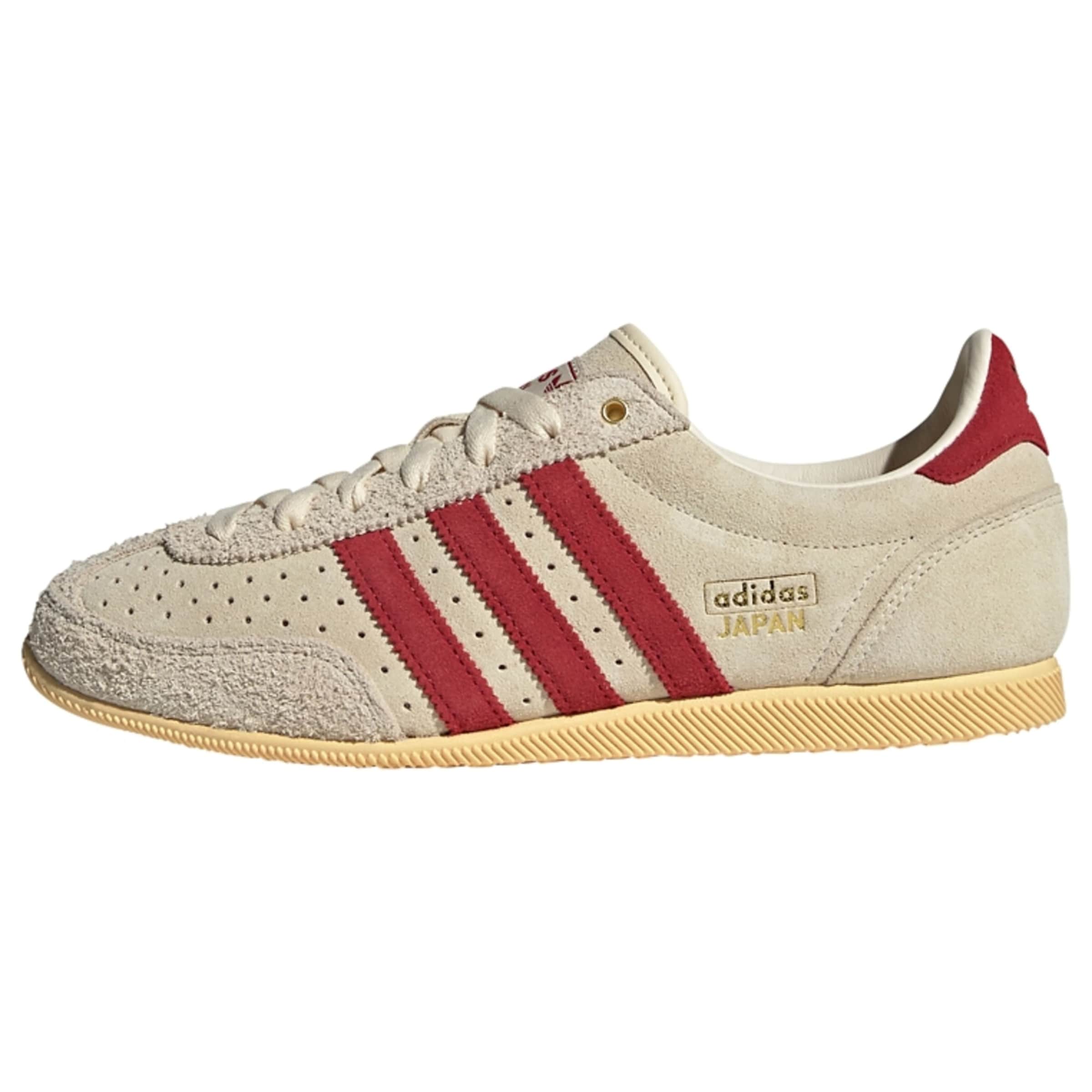 ADIDAS ORIGINALS Sneakers laag 'Japan' in 35,5 in de kleur Taupe / Goud / Karmijnrood, Productweergave