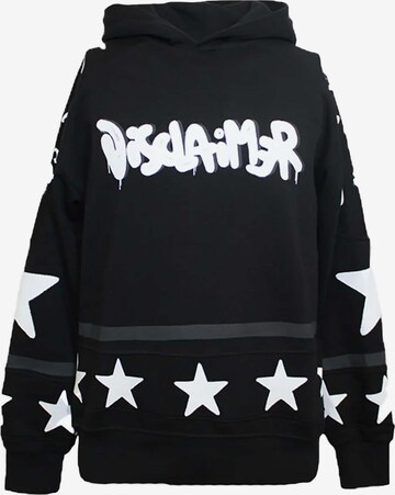 Sweat-shirt DISCLAIMER en noir : devant