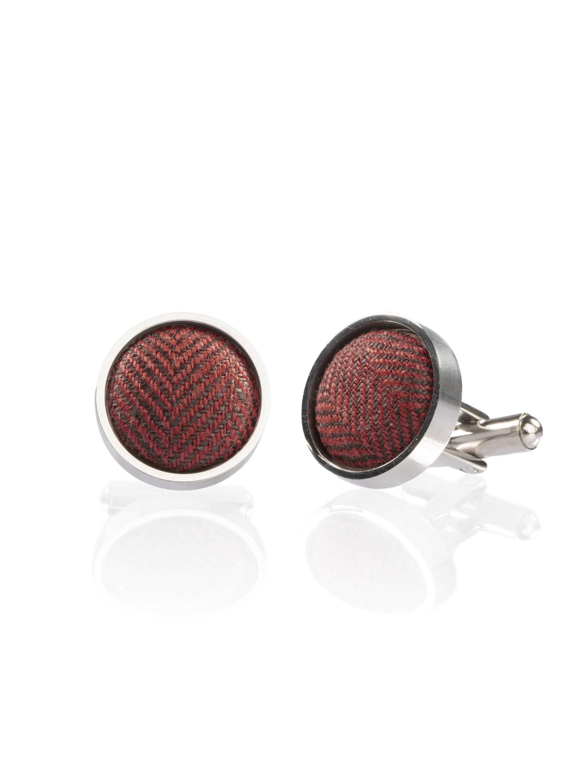 FAFIGO Cufflinks 'Nonno Alfonso' in Red: front
