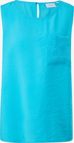 COMMA Bluse in Blau: Vorderseite