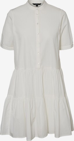 VERO MODA - Vestidos camiseiros 'Delta' em branco: frente