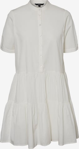 VERO MODA Shirt Dress 'Delta' in White: front