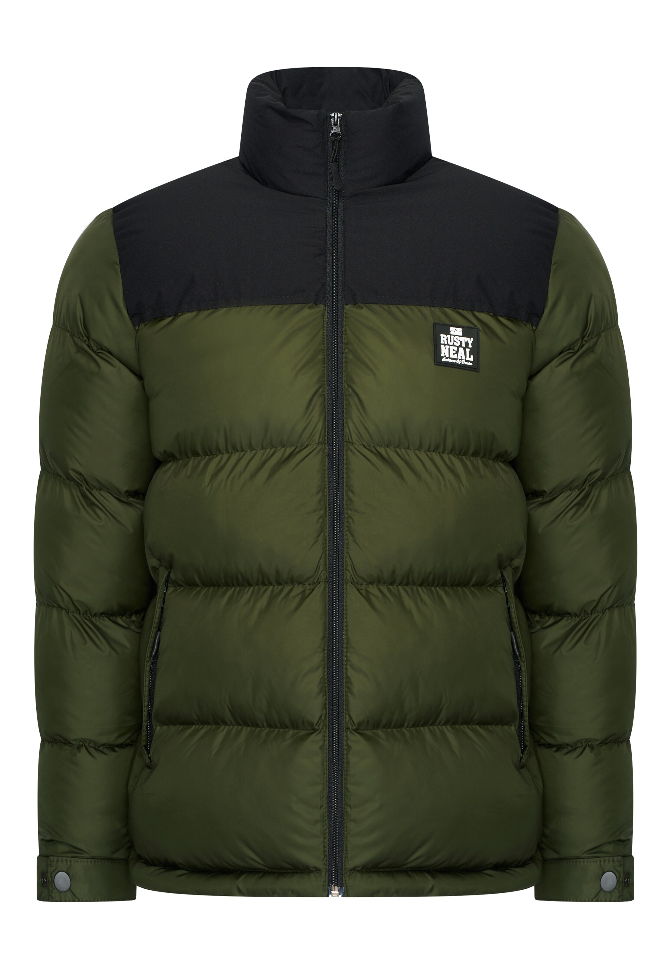 Rusty Neal Tussenjas 'Colorblock' in Groen: voorkant