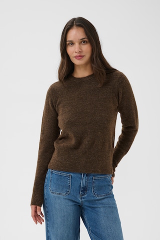 Kaffe Pullover 'KANiel' i brun: forside