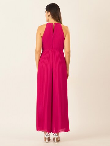 APART Plissee Overall in Pink