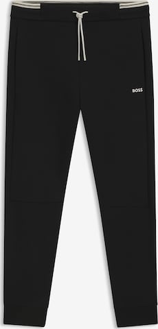 BOSS Tapered Hose in Schwarz: Vorderseite