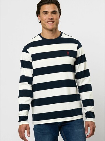 U.S. POLO ASSN. Trui 'Tage' in Wit: voorkant