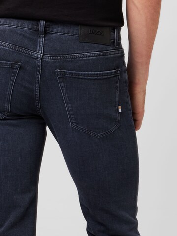 BOSS Black regular Jeans 'Maine' i blå