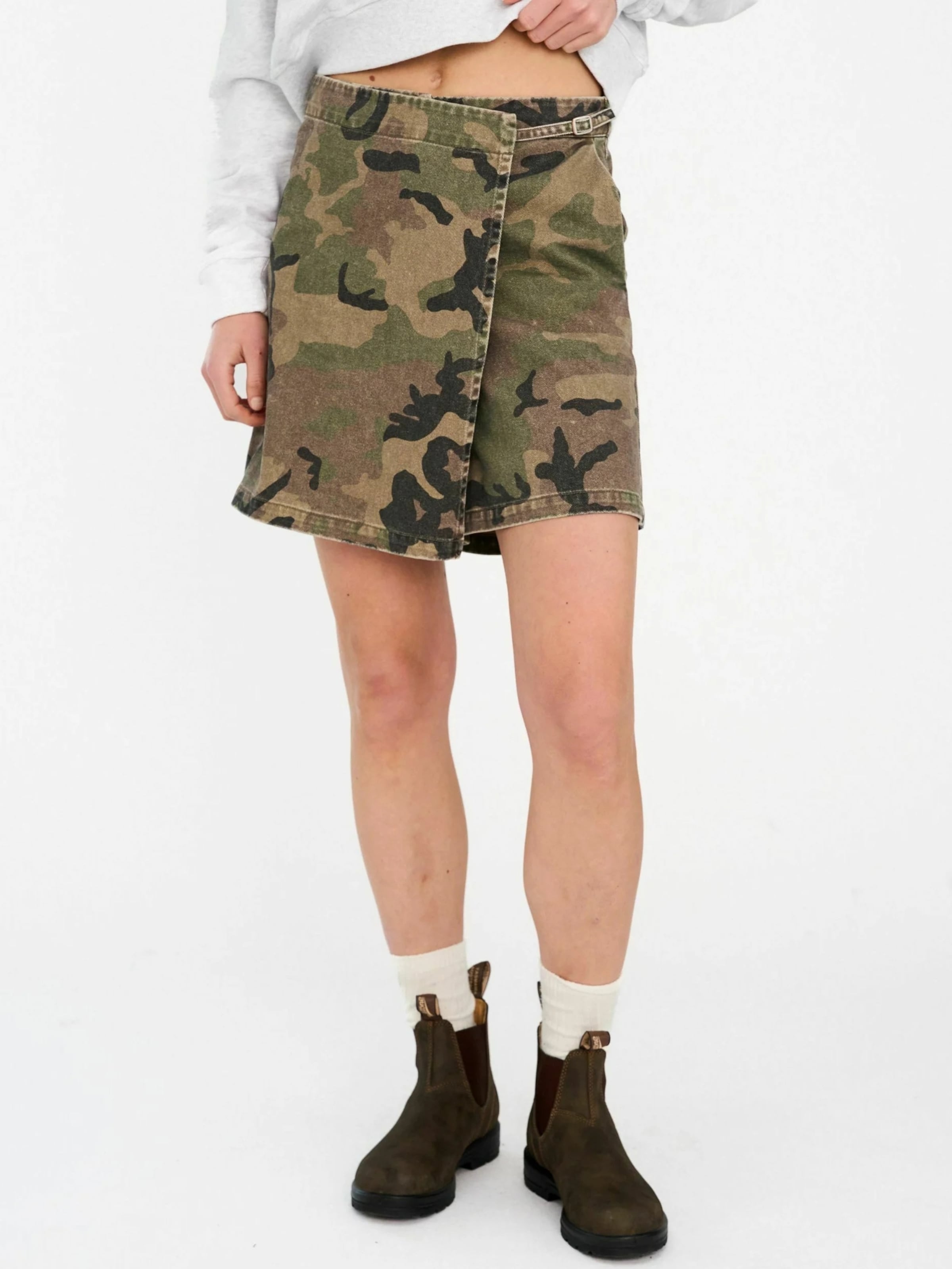 Ivy Copenhagen Nederdel ' IVY-Paula ' i grøn: forside