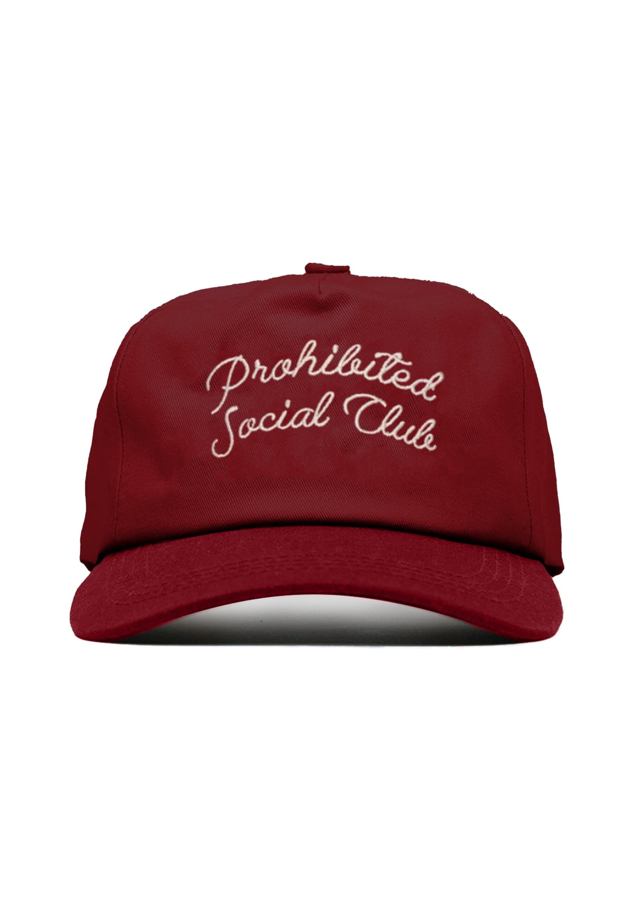 Prohibited Keps 'SC' i röd: framsida