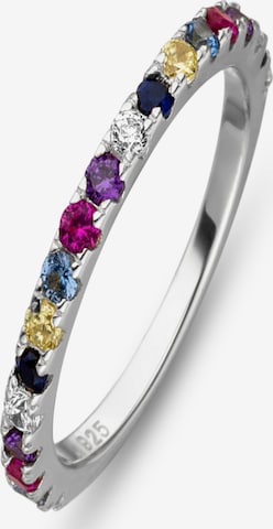 Fiocco Jewelry Ring 'Rainbow' in Silber: Vorderseite