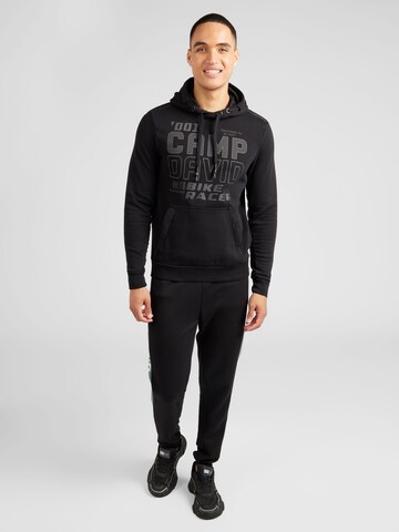 Sweat-shirt CAMP DAVID en noir