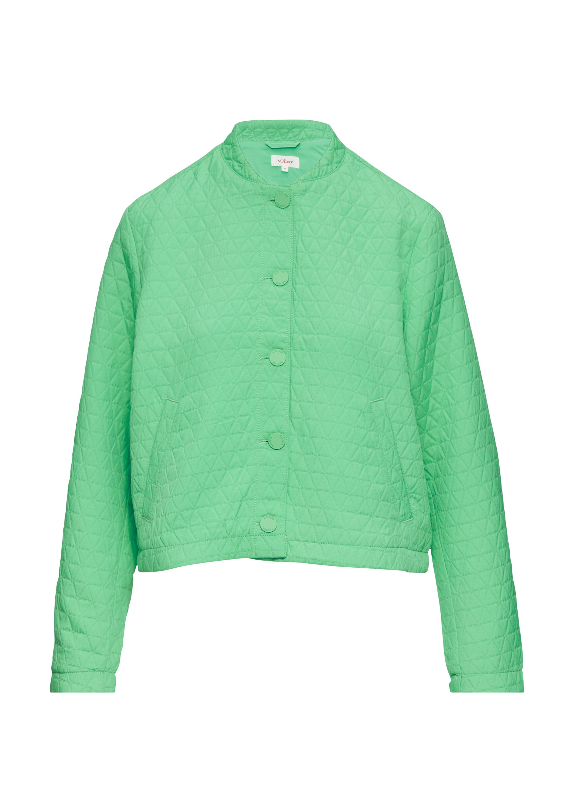 Veste de survêtement s.Oliver en vert : devant