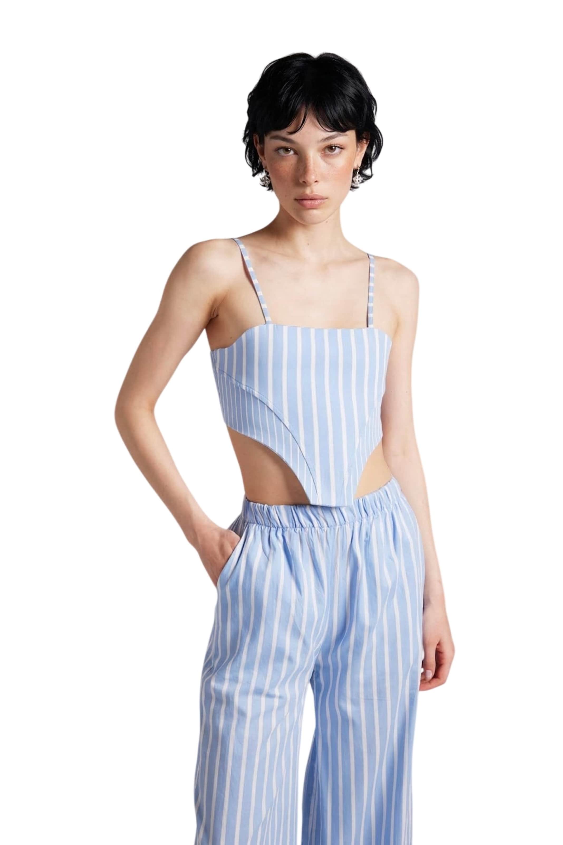 HOLLY LOLLY Top in Blauw: voorkant
